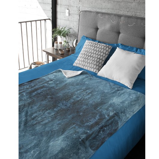 Psychedelic Ice-patroon Fleece Deken