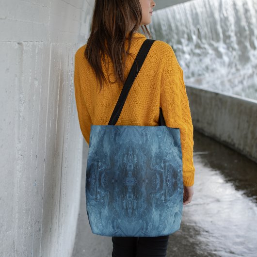 Psychedelic Ice-patroon Tote Bag