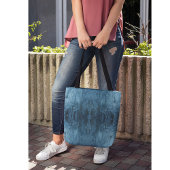 Psychedelic Ice-patroon Tote Bag
