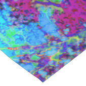 Psychedelic Impressionistic Blue Garden Landschap Tafelkleed (Gekanteld)