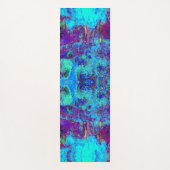 Psychedelic Impressionistic Blue Garden Landschap Yogamat (Voorkant)