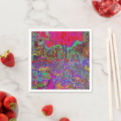 Psychedelic Impressionistic Garden Landschap Servet (Insitu)