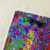 Psychedelic Impressionistic Garden Landschap Strandlaken (In situ)