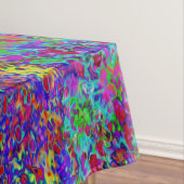 Psychedelic Impressionistic Garden Landschap Tafelkleed (Voorbeeld)