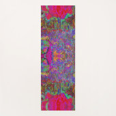 Psychedelic Impressionistic Garden Landschap Yogamat (Voorkant)