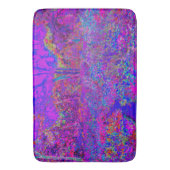 Psychedelic Impressionistisch Paars landschap Badmat (Voorkant Verticaal)