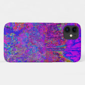 Psychedelic Impressionistisch Paars landschap Case-Mate iPhone Case (Achterkant (horizontaal))