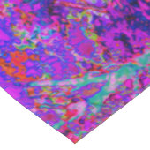 Psychedelic Impressionistisch Paars landschap Tafelkleed (Gekanteld)