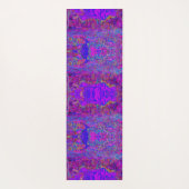Psychedelic Impressionistisch Paars landschap Yogamat (Achterkant)