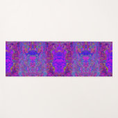 Psychedelic Impressionistisch Paars landschap Yogamat (Voorkant (horizontaal))