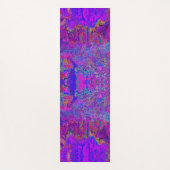 Psychedelic Impressionistisch Paars landschap Yogamat (Voorkant)