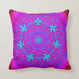 Psychedelic in roze decoratieve piloot kussen