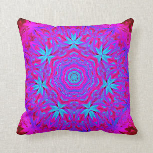 Psychedelic in roze decoratieve piloot kussen