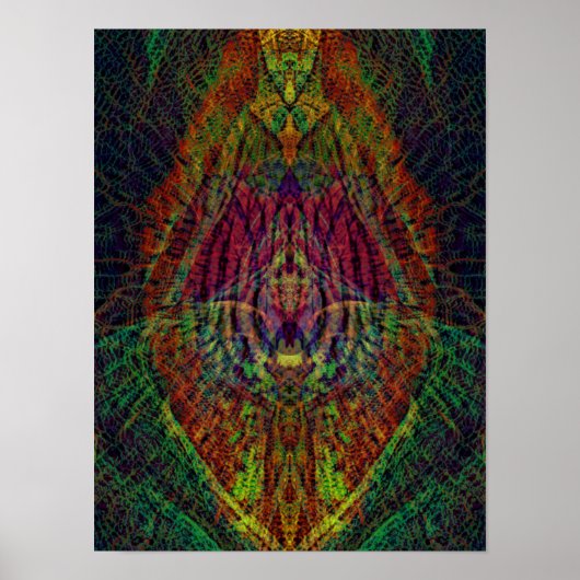 Psychedelic Introspection Poster (Voorkant)