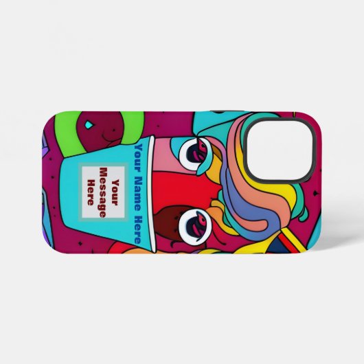Psychedelic iPhone Hoesje (Achterkant horizontaal)