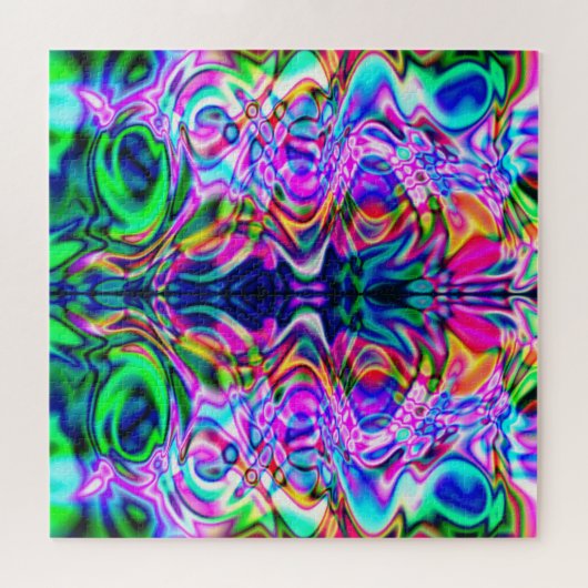 Psychedelic Iridescence Jigzaag Puzzle Legpuzzel (Horizontaal)