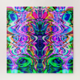 Psychedelic Iridescence Jigzaag Puzzle Legpuzzel