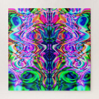 Psychedelic Iridescence Jigzaag Puzzle Legpuzzel