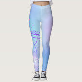 Psychedelic Jellyfish Leggings (Voorkant)