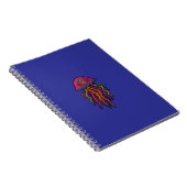 Psychedelic Jellyfish Spiral Notebook Notitieboek (Rechterzijde)