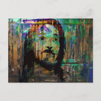 psychedelic jesus briefkaart