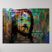 psychedelic jesus poster (Voorkant)