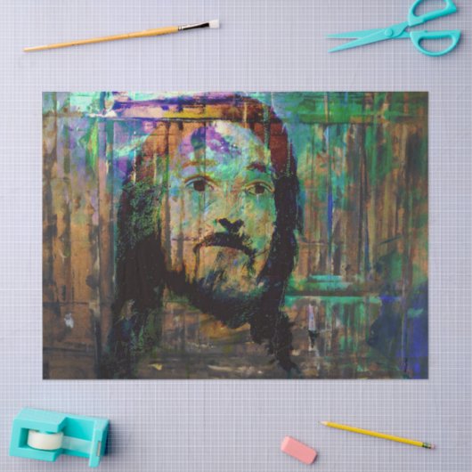 psychedelic jesus tissue tissuepapier (Craft)