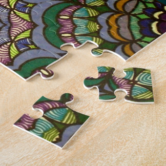Psychedelic Jigzaag Puzzle Legpuzzel