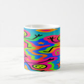 Psychedelic Joy – Dancing Stick Figuur Regenboog M Koffiemok (Center)