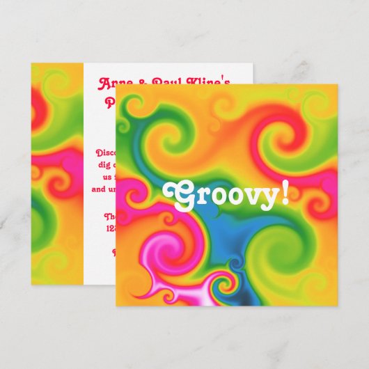 Psychedelic Kaart (Voorkant / Achterkant)