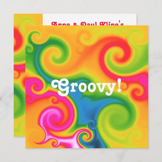 Psychedelic Kaart (Voorkant / Achterkant)