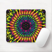 Psychedelic Kaleidoscope Artwork: Mousepad Muismat (Met muis)