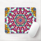 Psychedelic Kaleidoscope Artwork: Muismat (Met muis)