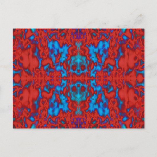 Psychedelic kaleidoscope briefkaart (Voorkant)
