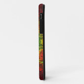 Psychedelic Kaleidoscope Flower Green and Red Case-Mate iPhone Case (Achterkant/links)