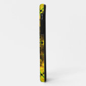 Psychedelic Kaleidoscope Flower Yellow en Green Case-Mate iPhone Case (Achterkant/links)