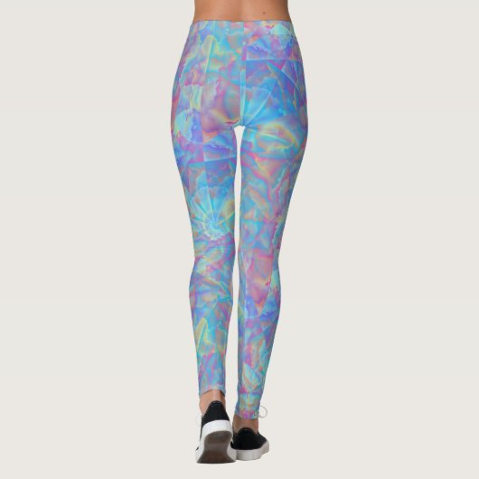 Psychedelic kaleidoscope leggings (Achterkant)