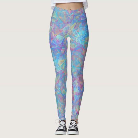 Psychedelic kaleidoscope leggings (Voorkant)