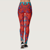 Psychedelic kaleidoscope leggings (Achterkant)