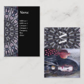 PSYCHEDELIC KALEIDOSCOPE/MYSTISCHE MEMORIE MONOGRA VISITEKAARTJE (Voorkant / Achterkant)