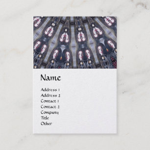 PSYCHEDELIC KALEIDOSCOPE/MYSTISCHE MEMORIE MONOGRA VISITEKAARTJE