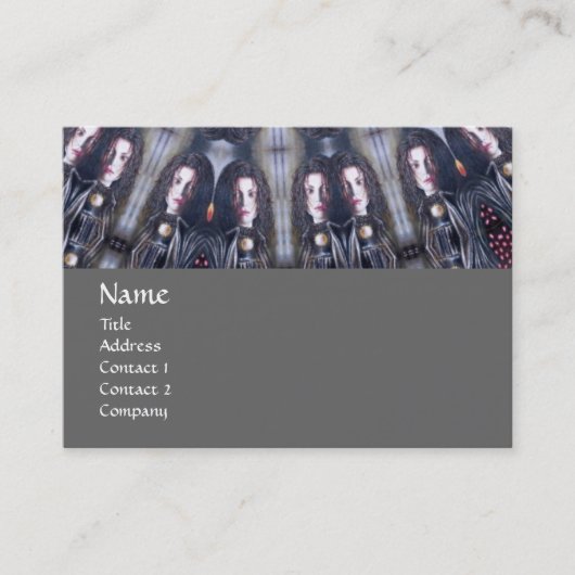 PSYCHEDELIC KALEIDOSCOPE/MYSTISCHE MEMORIE MONOGRA VISITEKAARTJE (Voorkant)