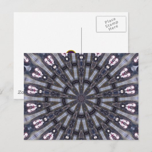 PSYCHEDELIC KALEIDOSCOPE/MYSTISCHE MEMORIES BRIEFKAART (Voorkant / Achterkant)