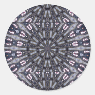 PSYCHEDELIC KALEIDOSCOPE/MYSTISCHE MEMORIES RONDE STICKER