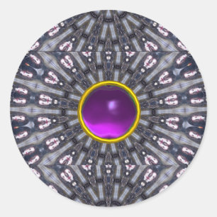 PSYCHEDELIC KALEIDOSCOPE/MYSTISCHE MEMORIES RONDE STICKER