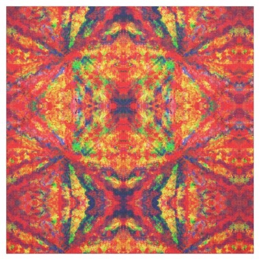 Psychedelic Kaleidoscope Pattern Stof (Swatch)