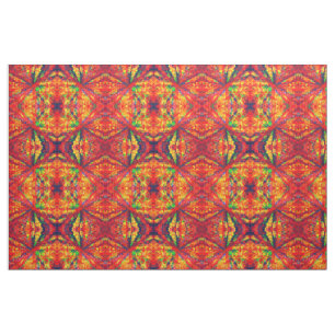 Psychedelic Kaleidoscope Pattern Stof