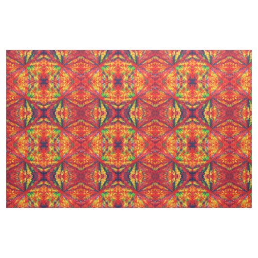 Psychedelic Kaleidoscope Pattern Stof (Fat Quarter)
