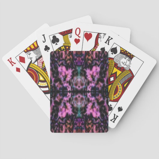 Psychedelic kaleidoscope pokerkaarten (Achterkant)