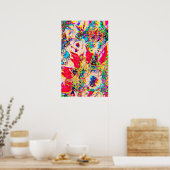 Psychedelic Kaleidoscope Poster (Keuken)